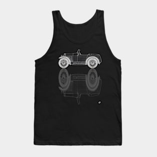 Geo3Doodles miJ Negative Doodle Tank Top